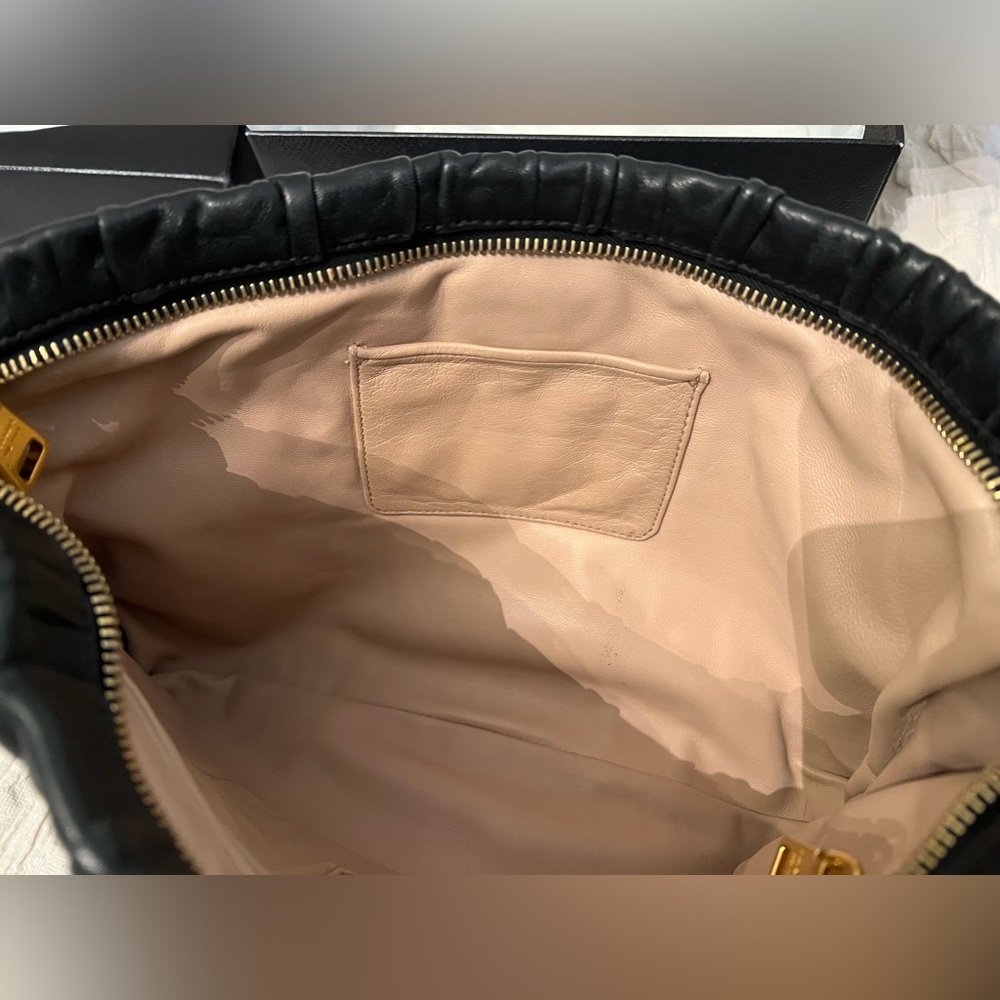 Prada Black nappa leather clutch bag * authentic - Picture 3 of 10